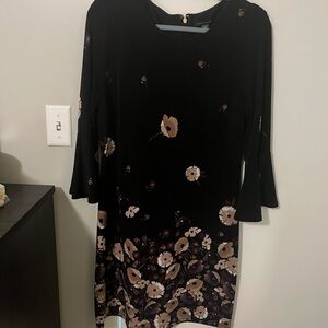 Tommy Hilfiger floral dress bell sleeve size 12